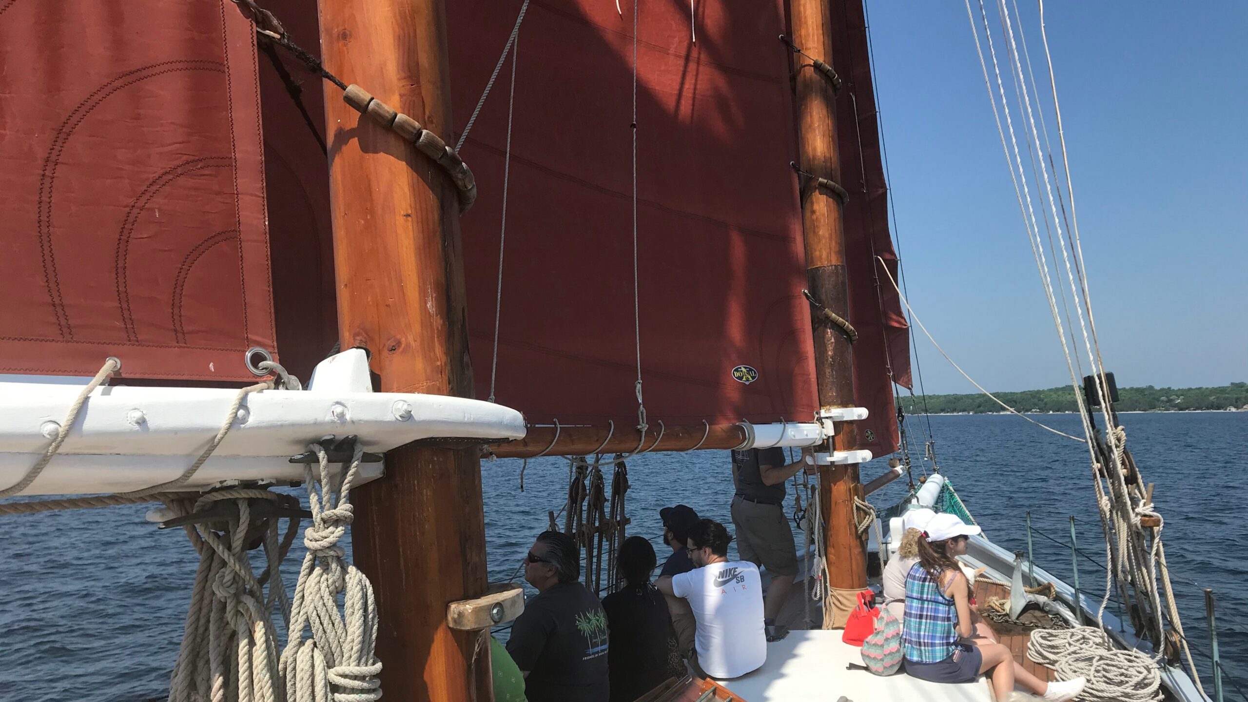 The Edith M. Becker sets sail daily from the Sister Bay Marina. Dan Plutchak/Door County Shore Report photo.