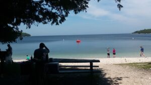 Man airlifted from Washington Island after going under water at School House Beach