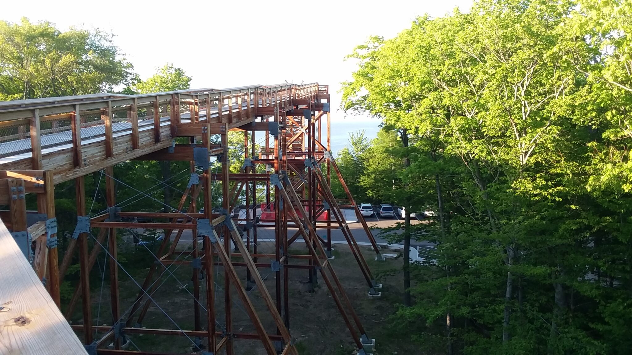 After 15 years, my return to the top of Eagle Tower Door County Shore