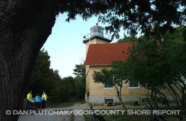 Eagle Bluff lighthouse in Peninsula State Park. Commercial stock photography by Dan Plutchak/Door County Shore Report.