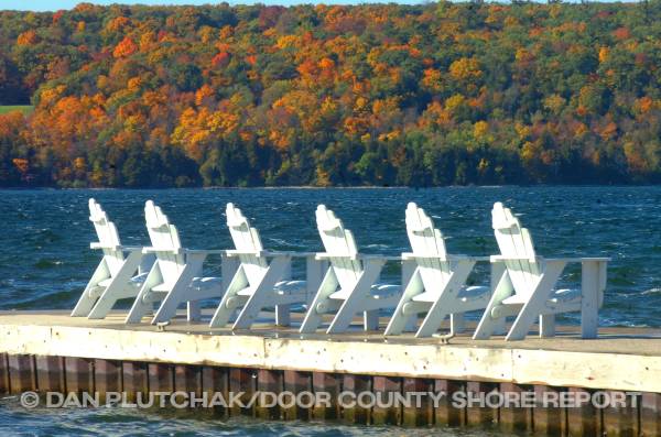 Autumn on Eagle Harbor, Ephraim. Commercial, stock and fine-art photography by Dan Plutchak/Door County Shore Report.