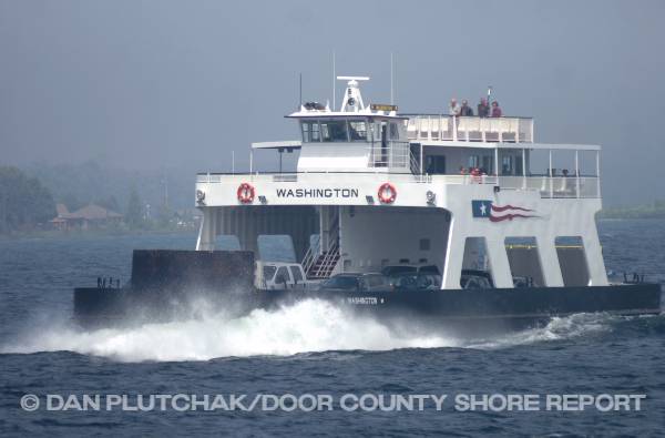 Washington Island Ferry, Northport. Commercial, stock and fine-art photography by Dan Plutchak/Door County Shore Report.