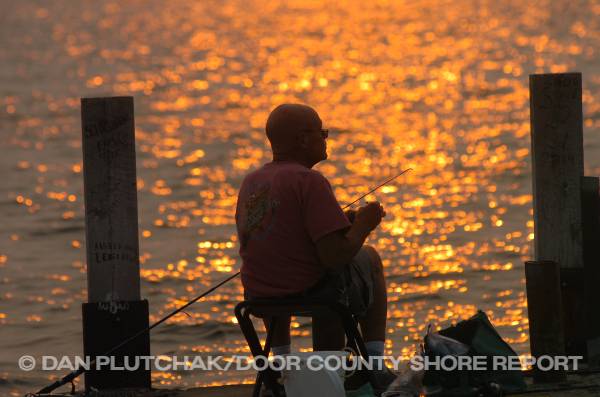 Fishing, Door County. Commercial, stock and fine-art photography by Dan Plutchak/Door County Shore Report.