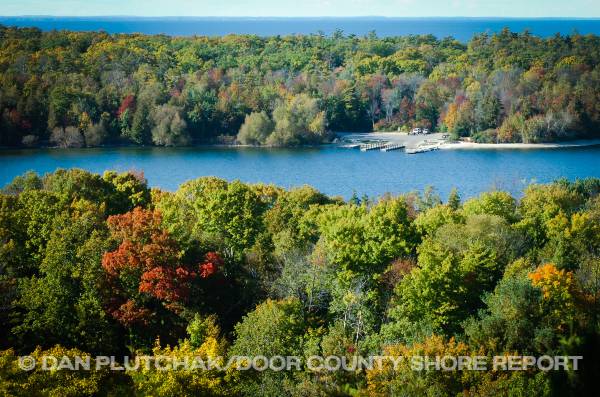 Nicolet Bay in Peninsula State Park. Commercial, stock and fine-art photography by Dan Plutchak/Door County Shore Report.